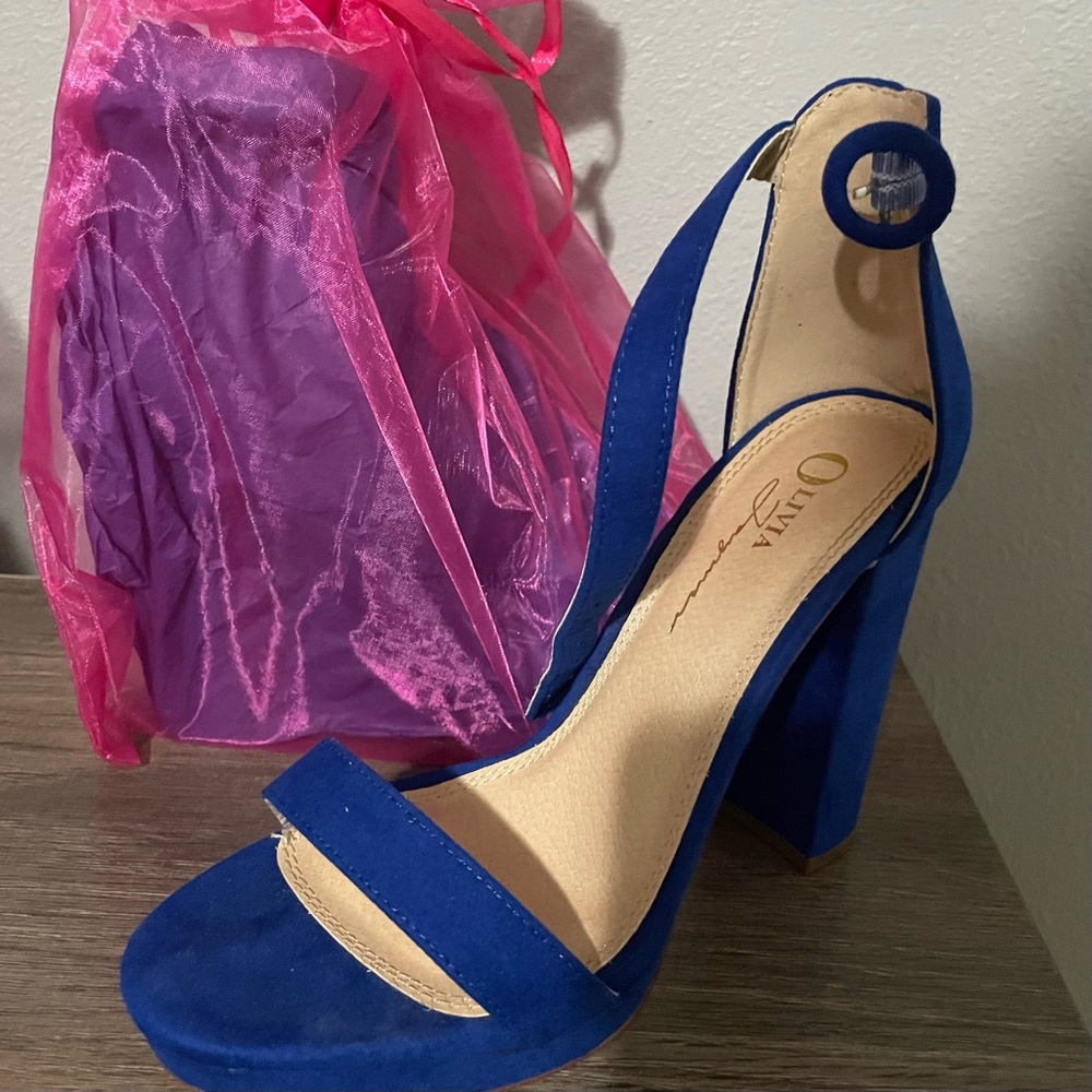 Royal Blue High Heels